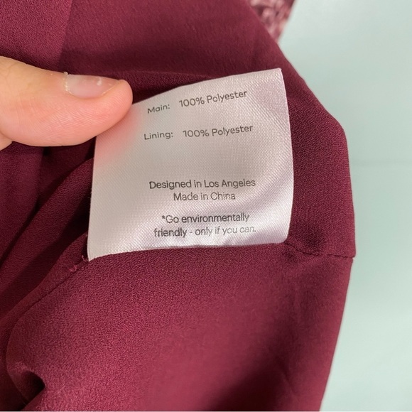 Fame & Partners Snake Print Bella Midi Front Slit Red Dress Sz 4 Sleeveless - Picture 5 of 8